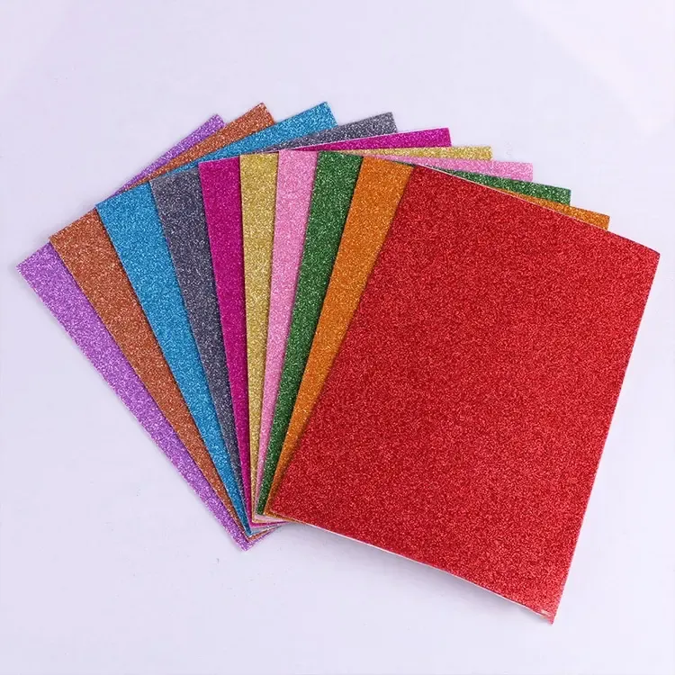 Glitter EVA Foam Sheets 21.5X28cm for DIY Crafts