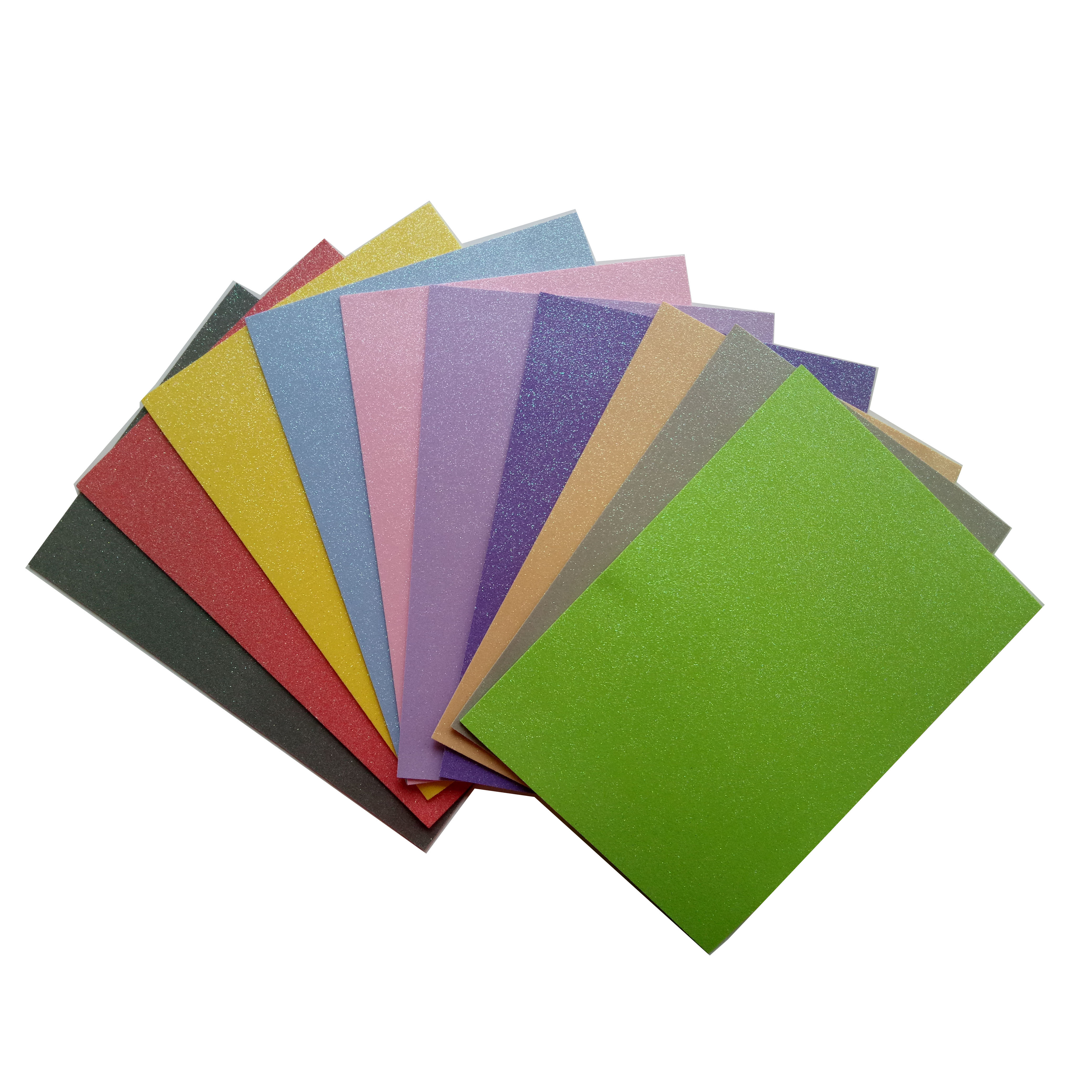 Colorful Flash EVA Foam Sheets 21.5X28cm for DIY Crafts