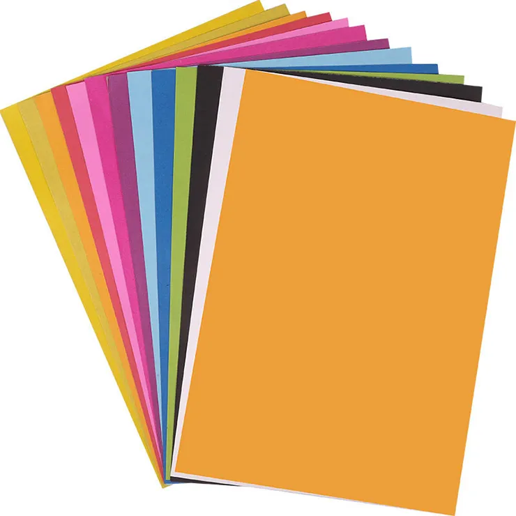 Glossy Finish Color Paper Sheets 50x70cm for Art & Design