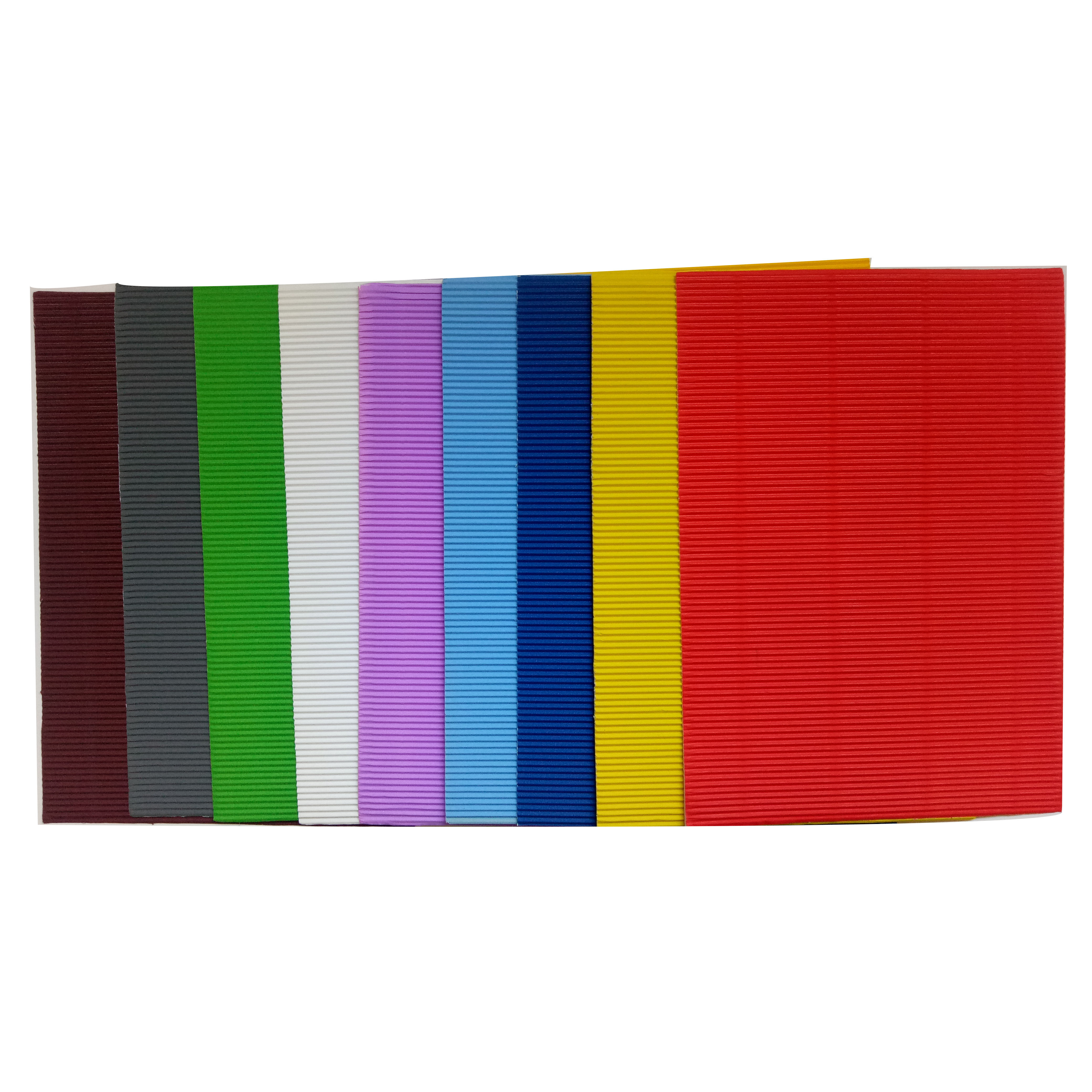 Color Corrugated Cardboard 50x70cm for DIY Crafts