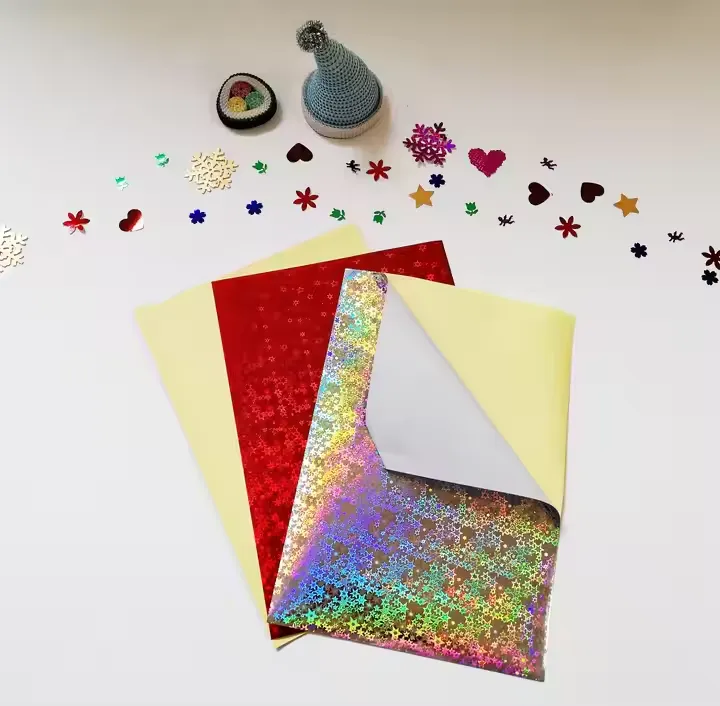 Holographic Cardboard 50x70cm for Creative Handmade Crafts