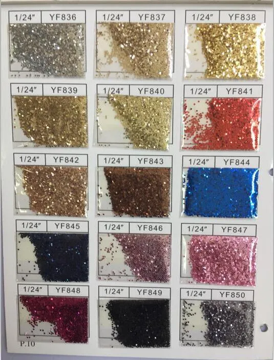 Glitter Powder Swatch – Ultimate Shine for Handmade Creations