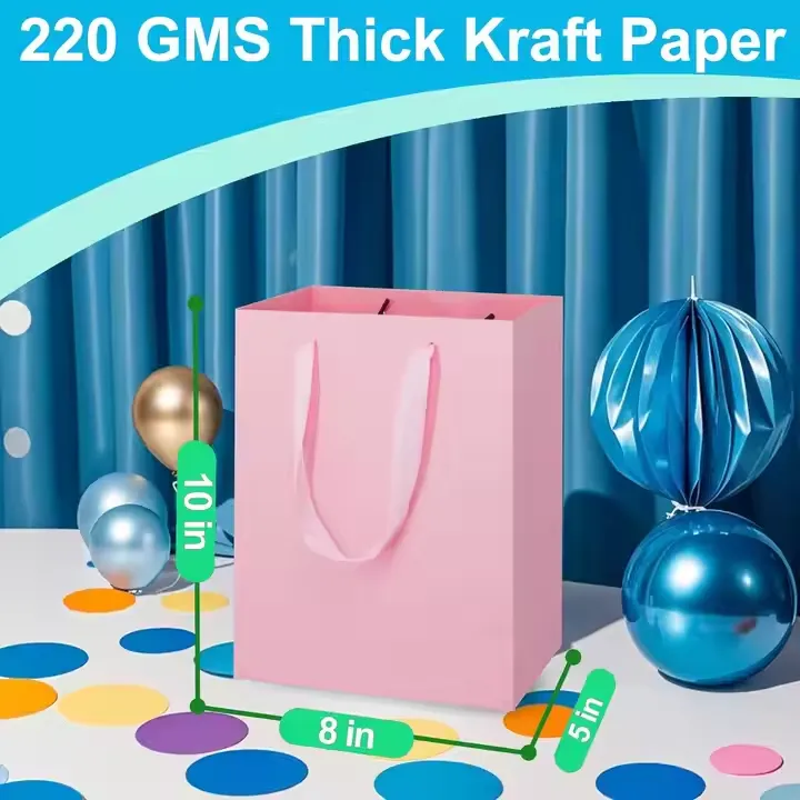 Customizable Gift Bags with Logo & Size Options